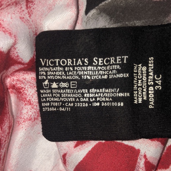 Victoria's Secret Miraculous Padded Strapless Bra - Picture 3 of 4